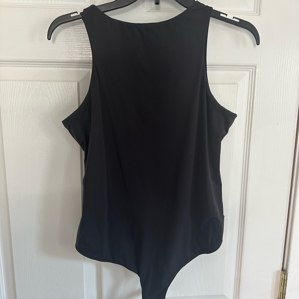 SKIMS Black Sleeveless Bodysuit